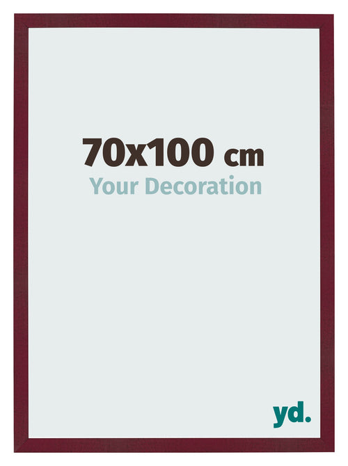 Cornice 70x100 cm Vino Rosso Spazzato MDF Bologna Davanti Dimensione | Yourdecoration.it