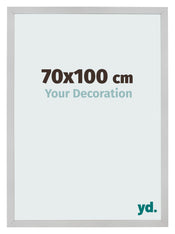 Cornice 70x100cm Acciaio Inox MDF Bologna Davanti Dimensione | Yourdecoration.it