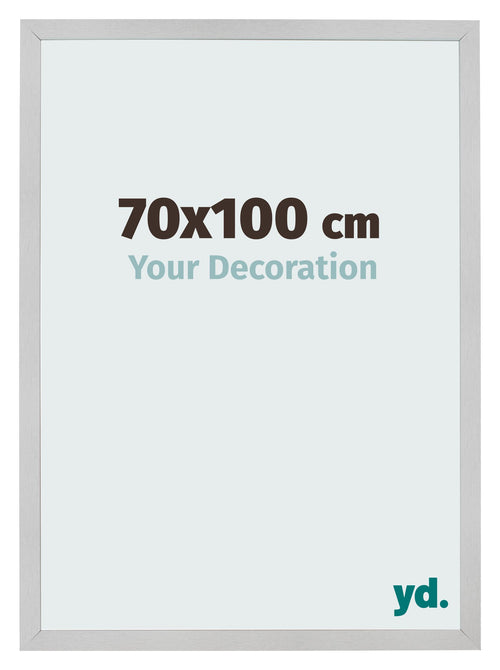 Cornice 70x100cm Acciaio Inox MDF Bologna Davanti Dimensione | Yourdecoration.it