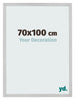 Cornice 70x100cm Acciaio Inox MDF Bologna Davanti Dimensione | Yourdecoration.it