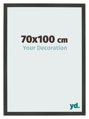 Cornice 70x100cm Antracite MDF Bologna Davanti Dimensione | Yourdecoration.it