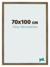 Cornice 70x100cm Bronzo Decorativo MDF Bologna Davanti Dimensione | Yourdecoration.it