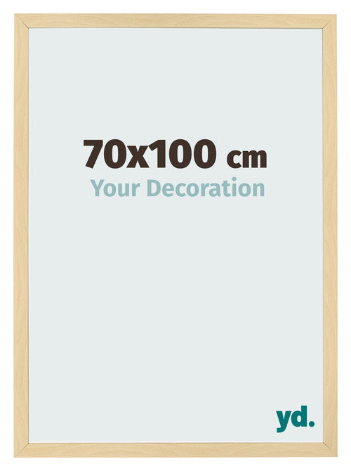Cornice 70x100cm Faggio Decorativo MDF Bologna Davanti Dimensione | Yourdecoration.it