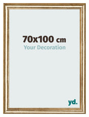 Cornice 70x100cm Oro Antico MDF Lazio Davanti Dimensione | Yourdecoration.it