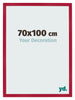 Cornice 70x100cm Rosso MDF Bologna Davanti Dimensione | Yourdecoration.it