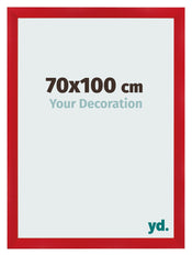 Cornice 70x100cm Rosso MDF Pisa Davanti Dimensione | Yourdecoration.it