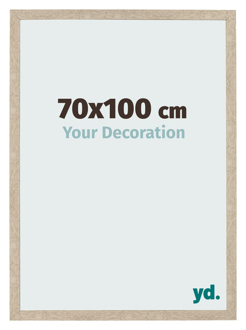 Cornice 70x100cm Rovere MDF Bologna Davanti Dimensione | Yourdecoration.it
