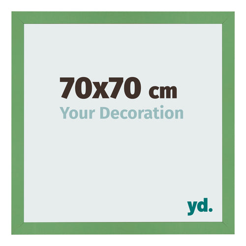 Cornice 70x70 cm Verde MDF Bologna Davanti Dimensione | Yourdecoration.it