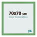 Cornice 70x70 cm Verde MDF Bologna Davanti Dimensione | Yourdecoration.it