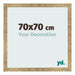 Cornice 70x70cm Oro Antico MDF Bologna Davanti Dimensione | Yourdecoration.it