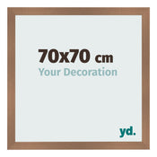 Cornice 70x70cm Rame Decorativo MDF Bologna Davanti Dimensione | Yourdecoration.it