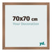 Cornice 70x70cm Rame Decorativo MDF Bologna Davanti Dimensione | Yourdecoration.it