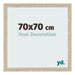 Cornice 70x70cm Rovere MDF Bologna Davanti Dimensione | Yourdecoration.it