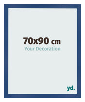 Cornice 70x90 cm Blu Scuro MDF Bologna Davanti Dimensione | Yourdecoration.it