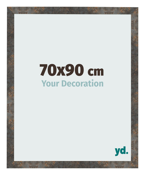 Cornice 70x90 cm Metallo Ossidato MDF Bologna Davanti Dimensione | Yourdecoration.it