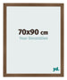 Cornice 70x90 cm Rovere Rustico MDF Bologna Davanti Dimensione | Yourdecoration.it