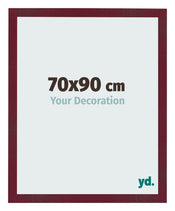 Cornice 70x90 cm Vino Rosso Spazzato MDF Bologna Davanti Dimensione | Yourdecoration.it