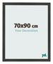 Cornice 70x90cm Antracite MDF Bologna Davanti Dimensione | Yourdecoration.it