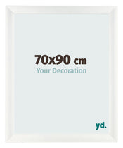 Cornice 70x90cm Bianco Vintage MDF Pisa Davanti Dimensione | Yourdecoration.it