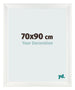 Cornice 70x90cm Bianco Vintage MDF Pisa Davanti Dimensione | Yourdecoration.it