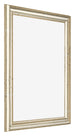 Cornice 70x90cm Lucentezza Metallica MDF Lazio Davanti Obliquo | Yourdecoration.it