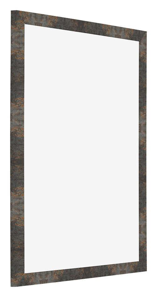 Cornice 70x90cm Metallo Ossidato MDF Bologna Davanti Obliquo | Yourdecoration.it
