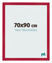 Cornice 70x90cm Rosso MDF Bologna Davanti Dimensione | Yourdecoration.it