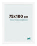Cornice 75x100 cm Bianco Opaco MDF Bologna Davanti Dimensione | Yourdecoration.it