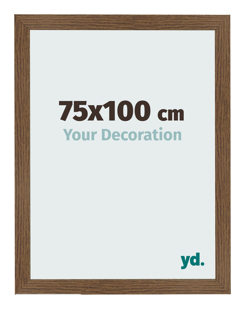 Cornice 75x100 cm Rovere Rustico MDF Bologna Davanti Dimensione | Yourdecoration.it