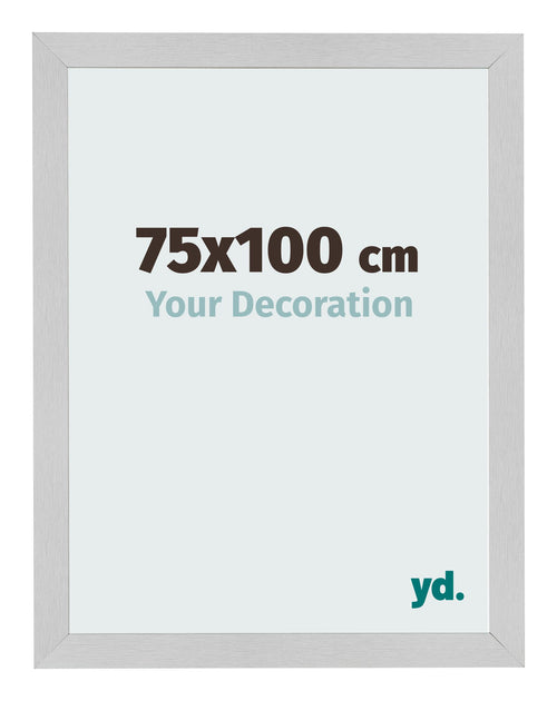 Cornice 75x100cm Acciaio Inox MDF Bologna Davanti Dimensione | Yourdecoration.it