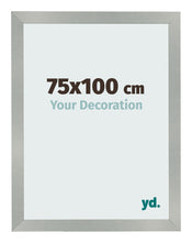 Cornice 75x100cm Alluminio Spazzolato MDF Bologna Davanti Dimensione | Yourdecoration.it