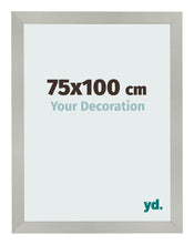 Cornice 75x100cm Argento Opaco MDF Bologna Davanti Dimensione | Yourdecoration.it