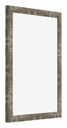 Cornice 75x100cm Blu Oro Fondente MDF Bologna Davanti Obliquo | Yourdecoration.it