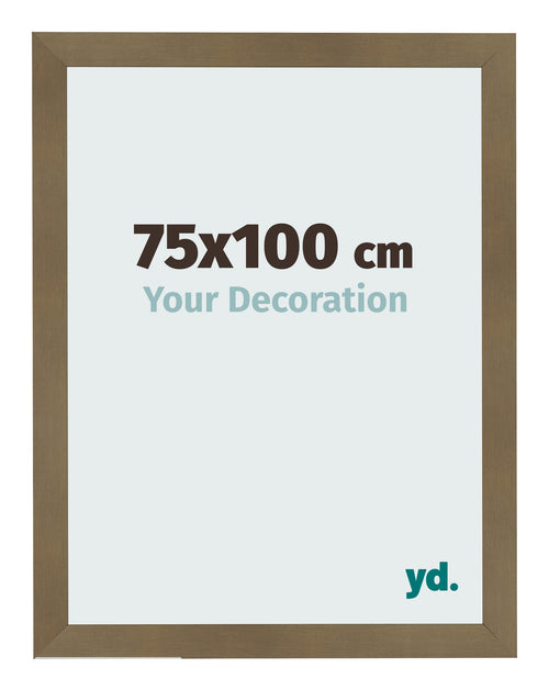 Cornice 75x100cm Bronzo Decorativo MDF Bologna Davanti Dimensione | Yourdecoration.it