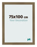 Cornice 75x100cm Bronzo Decorativo MDF Bologna Davanti Dimensione | Yourdecoration.it