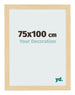 Cornice 75x100cm Faggio Decorativo MDF Bologna Davanti Dimensione | Yourdecoration.it