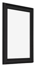 Cornice 75x100cm Grana Di Legno Nero MDF Lazio Davanti Obliquo | Yourdecoration.it