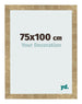 Cornice 75x100cm Oro Antico MDF Bologna Davanti Dimensione | Yourdecoration.it
