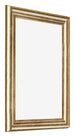 Cornice 75x100cm Oro Antico MDF Lazio Davanti Obliquo | Yourdecoration.it