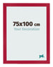 Cornice 75x100cm Rosso MDF Bologna Davanti Dimensione | Yourdecoration.it