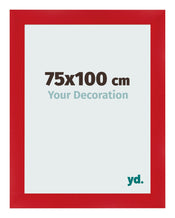 Cornice 75x100cm Rosso MDF Pisa Davanti Dimensione | Yourdecoration.it