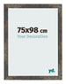 Cornice 75x98 cm Metallo Ossidato MDF Bologna Davanti Dimensione | Yourdecoration.it