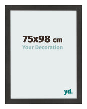 Cornice 75x98 cm Nero Opaco MDF Bologna Davanti Dimensione | Yourdecoration.it