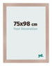 Cornice 75x98 cm Rosa Antico MDF Bologna Davanti Dimensione | Yourdecoration.it
