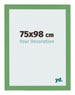 Cornice 75x98 cm Verde MDF Bologna Davanti Dimensione | Yourdecoration.it
