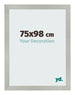 Cornice 75x98cm Argento Opaco MDF Bologna Davanti Dimensione | Yourdecoration.it