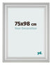 Cornice 75x98cm Argento Opaco MDF Lazio Davanti Dimensione | Yourdecoration.it