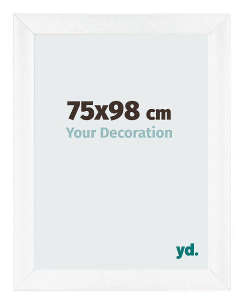 Cornice 75x98cm Bianco Vintage MDF Pisa Davanti Dimensione | Yourdecoration.it