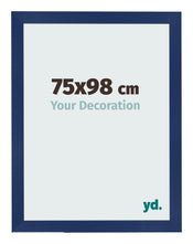 Cornice 75x98cm Blu Scuro Spazzato MDF Bologna Davanti Dimensione | Yourdecoration.it