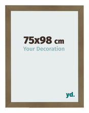 Cornice 75x98cm Bronzo Decorativo MDF Bologna Davanti Dimensione | Yourdecoration.it